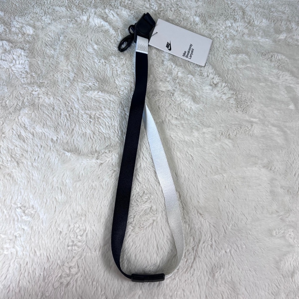 Nike Breakaway Lanyard‎ Black White Two Tone N.100.4565.010.NS New